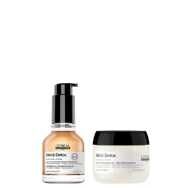 Metal Detox Oil and Travel Size Mask Copack